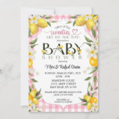 Sweet Lemon Bliss: een Baby shower om te onthouden Kaart (Voorkant)
