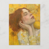 Sweet Lemon Dreams Klimt Style Briefkaart (Voorkant)