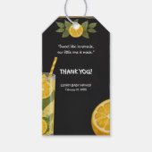 Sweet Lemonade Chalkboard Stand Baby shower Cadeaulabel (Voorkant)