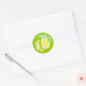 Sweet Lemonade Ronde Sticker (Envelop)