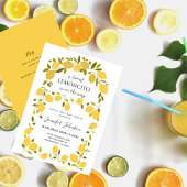 Sweet Lemoncito Boho Citrus Baby shower Kaart