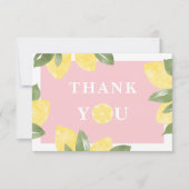 Sweet Lemons Bedankkaart (Voorkant)