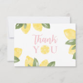 Sweet Lemons Hartelijk dank Bedankkaart (Voorkant)