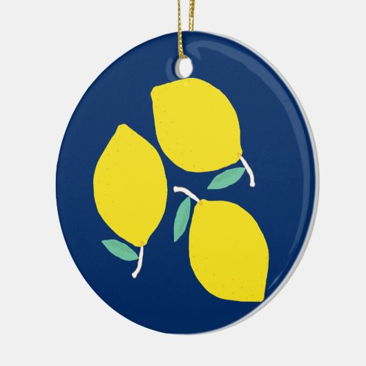 Sweet Lemons Keramisch Ornament (Links)