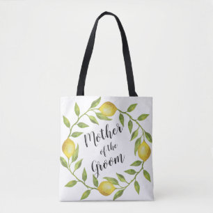 Sweet Lemons Krans Gift Moeder van de bruidegom Tote Bag