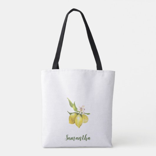 Sweet Lemons Krans Gift Moeder van de bruidegom Tote Bag (Achterkant)