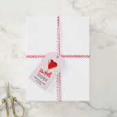 Sweet leraar schattige Valentijnsdag Gift Labels Cadeaulabel (Met Touw)