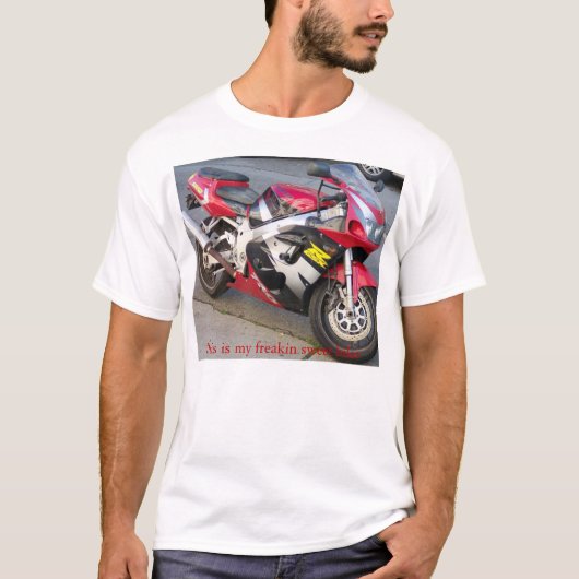 Sweet-lief fiets t-shirt (Voorkant)