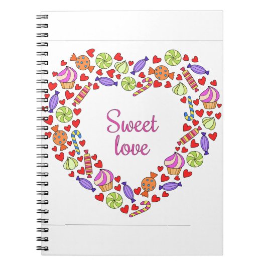 Sweet-liefde Notitieboek (Voorkant)