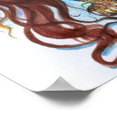 Sweet Life, Zeemeermin in een Bathtub Poster (Hoek)