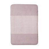 Sweet light pink mauve horizontale streep badmat (Voorkant Verticaal)