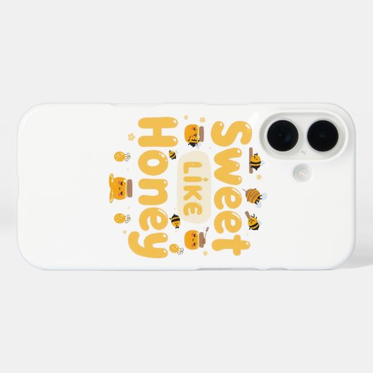 "Sweet Like Honey" Kawaii Pun Case-Mate iPhone Case (Achterkant (horizontaal))