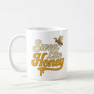 Sweet Like Honey Retro Typografie Koffiemok