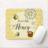 Sweet Like Honey Schattige Little Bee Mousepad Muismat (Met muis)