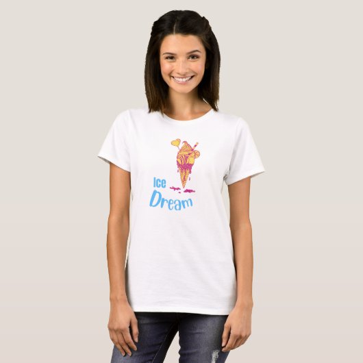 Sweet Like Ice Dream T-shirt (Voorkant volledig)