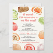 Sweet like mochi, soft like a baby!-babyshower kaart (Voorkant)