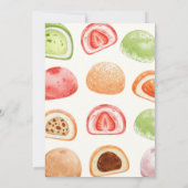 Sweet like mochi, soft like a baby!-babyshower kaart (Achterkant)