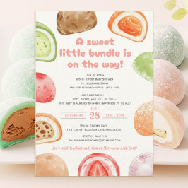 Sweet like mochi, soft like a baby!-babyshower kaart