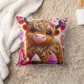 Sweet Like Snoep Highland Koe Valentijns Kussen (Deken)