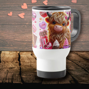 Sweet Like Snoep Highland Koe Valentijns Reisbeker