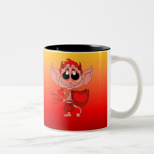 Sweet Lil Devil Tweekleurige Koffiemok (Rechts)
