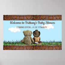 Sweet Lil Ethnic Baby Cowboy en Teddy Bear