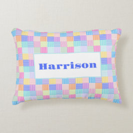 Sweet Line Squares Accent Kussen