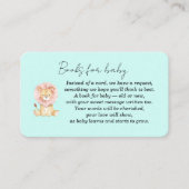 Sweet Lion Baby Shower Enclosure Card Informatiekaartje (Voorkant)