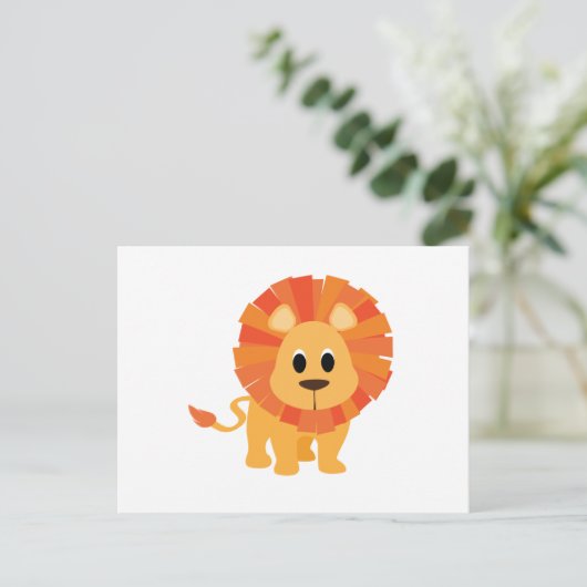 Sweet Lion Briefkaart (Staand voorkant)
