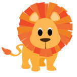 Sweet Lion Staand Fotobeeldje<br><div class="desc">leeuwin " koning van het oerwoud " roofdier katten die oerwoud leeuwen zoo safari wild dier wild schattige lekkere lekkage grappige cartoon leugenaar</div>