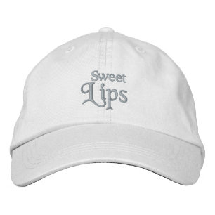 SWEET LIPS-pet Geborduurde Pet