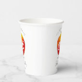 Sweet Little Apple 1st Birthday Papieren Bekers (Rechts)