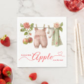 Sweet Little Apple Baby Shower | Fall Rustic Baby  Servet (Insitu)