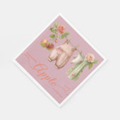 Sweet Little Apple Baby Shower | Fall Rustic Baby Servet (Hoek)