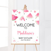 Sweet Little Baby Watermelon Baby shower Welkom Poster