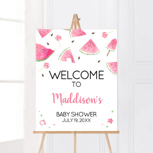 Sweet Little Baby Watermelon Baby shower Welkom Poster