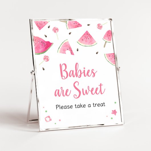 Sweet Little Baby Watermelon Baby's zijn zoet Poster