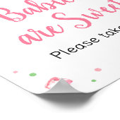 Sweet Little Baby Watermelon Baby's zijn zoet Poster (Hoek)