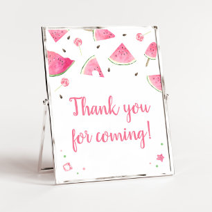 Sweet Little Baby Watermelon Bedankt voor je komst Poster