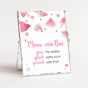 Sweet Little Baby Watermelon Mom Osa Bar Poster