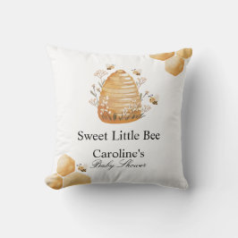 Sweet Little Bee Baby shower Decoratief Kussen