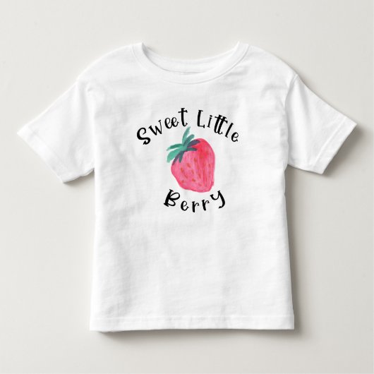 Sweet Little Berry Strawberry Toddler Tshirt (Voorkant)