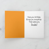 Sweet Little Bird Verjaardag Kaart (Binnen)