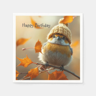 Sweet Little Bird Verjaardag Servet