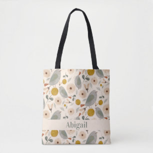 Sweet Little Birds Canvas tas