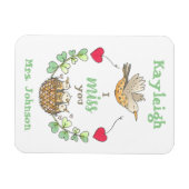 Sweet Little Birds I Miss You Teacher Magneet (Horizontaal)