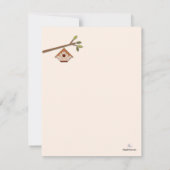 Sweet Little Birds New Address Notice Aankondiging (Achterkant)