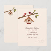 Sweet Little Birds New Address Notice Aankondiging (Voorkant / Achterkant)