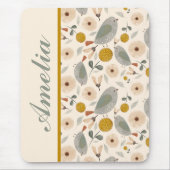 Sweet Little Birds Personalized Mousepad Muismat (Voorkant)