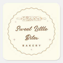 Sweet Little Bites Bakery Logo Sticker